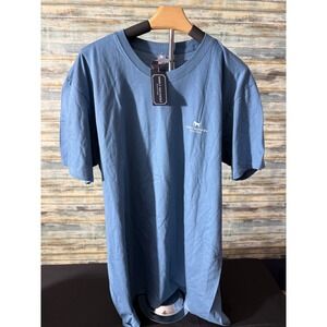 Simply Southern T-Shirt XL Blue NEW American Dude Graphic Tee Short Sleeve XL